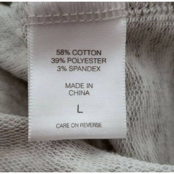 NEW YORK & COMPANY GRAY LACE UP TEE-SHIRT DRESS SZ.L EUC. - Picture 7 of 8